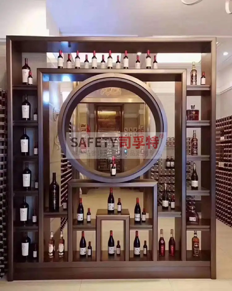 酒柜放到哪里合適？什么酒柜顯得高檔？【不銹鋼酒柜(圖2)